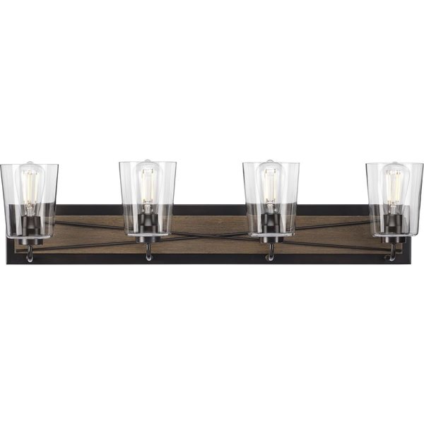 Progress Lighting Briarwood Collection Four-Light Bath & Vanity P300232-020